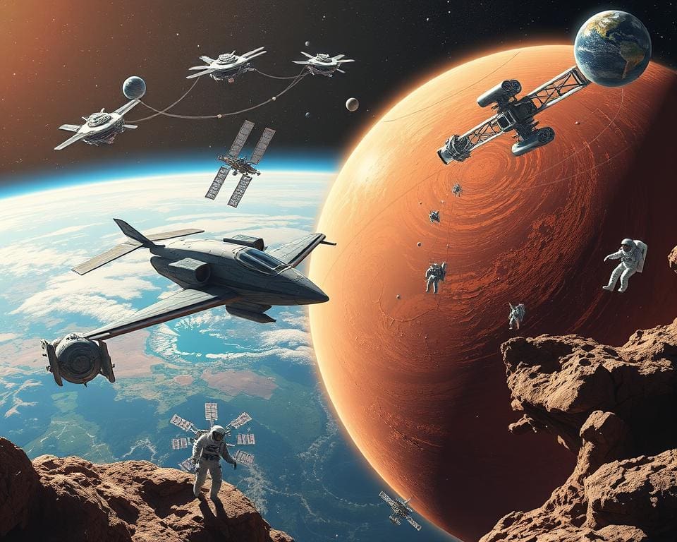 Welche Fortschritte gibt es bei der Raumfahrttechnologie?