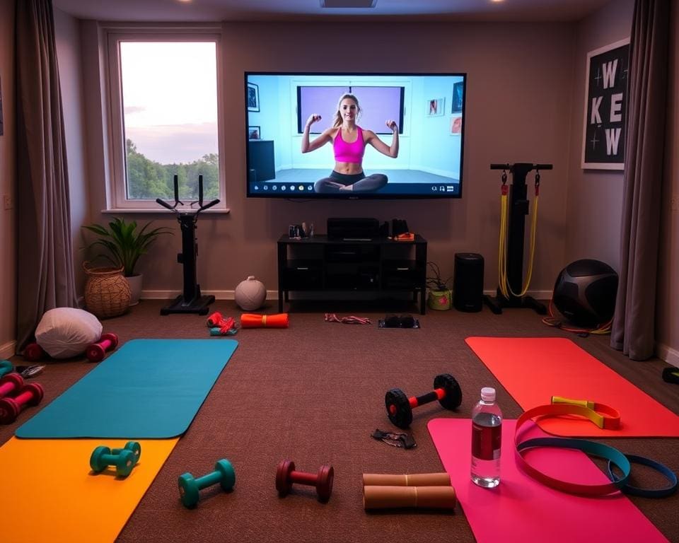 Wie funktionieren sie? Virtuelle Fitnesskurse und Live Online Workouts