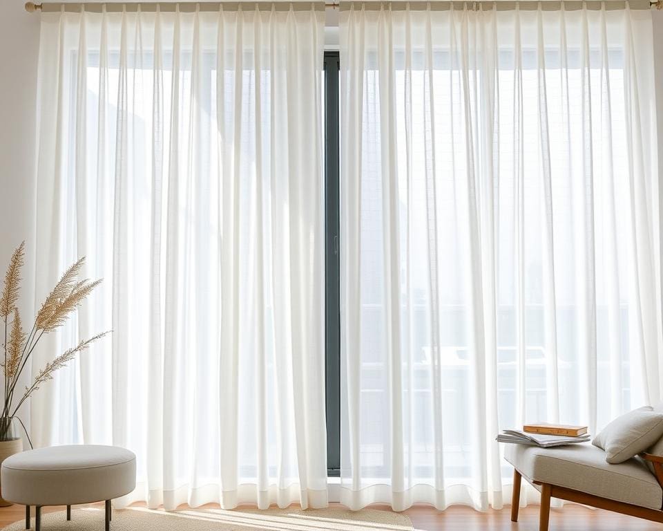 moderne Leinen Gardinen