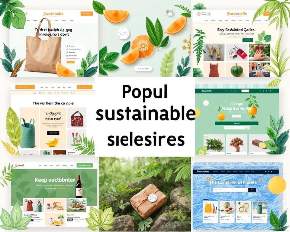 nachhaltige Verkaufswebsites