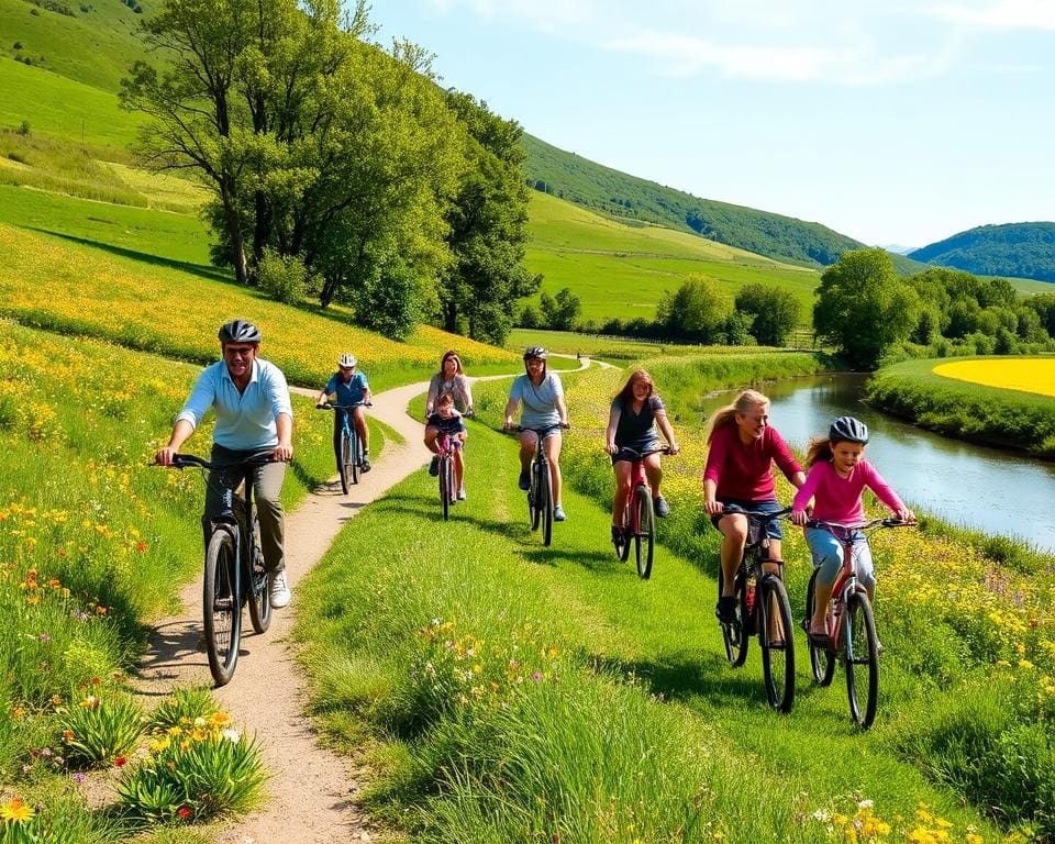 perfekte Radtouren für Familien und Anfänger