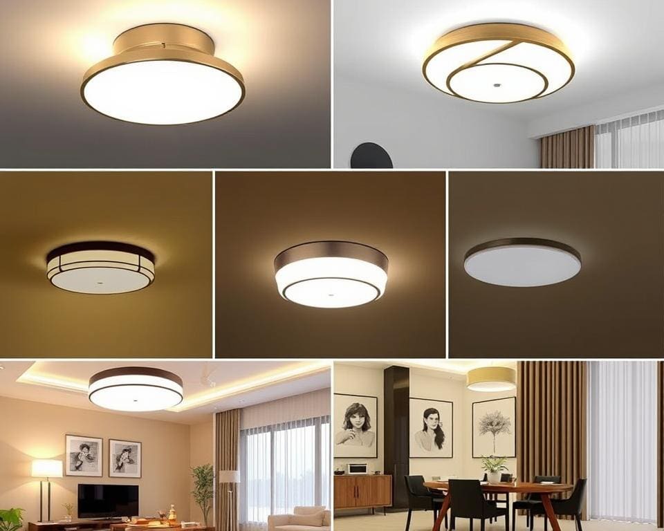 moderne dimmbare LED-Deckenleuchten