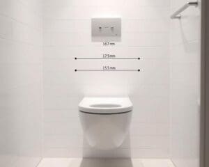 Gibt es Standards für Wand-WC Maße?