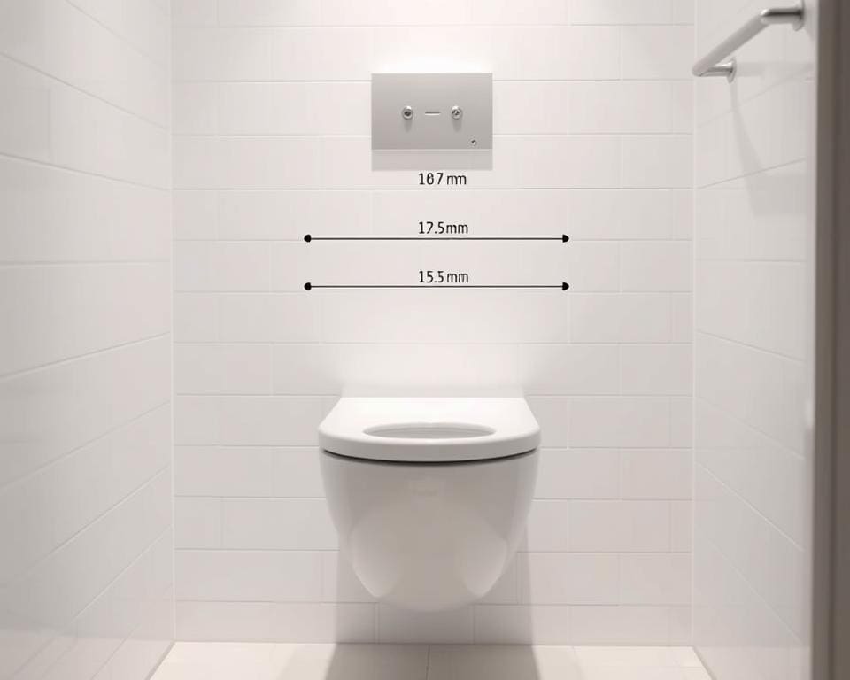 Gibt es Standards für Wand-WC Maße?