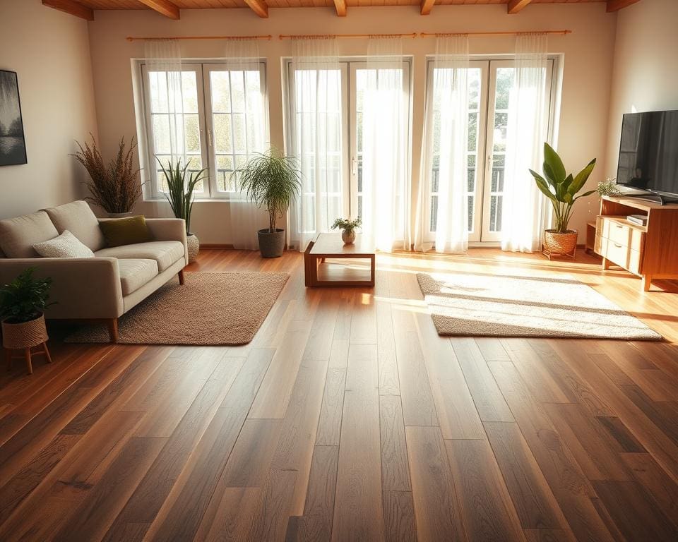 Harmonische Farben Holzboden