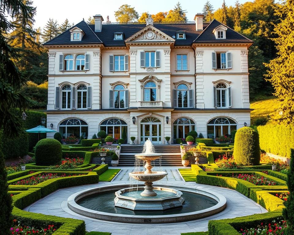Leben in einer Villa