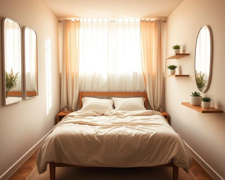 Was bringt mehr Tiefe in kleine Schlafzimmer?