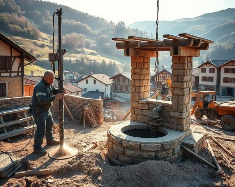 Was macht ein Brunnenbauer auf Baustellen?