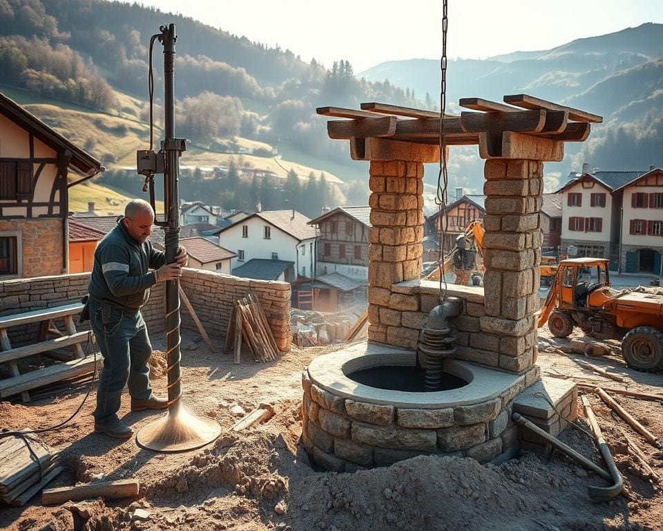 Was macht ein Brunnenbauer auf Baustellen?
