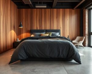 Was sind elegante Farben für ein Industrie-Schlafzimmer?