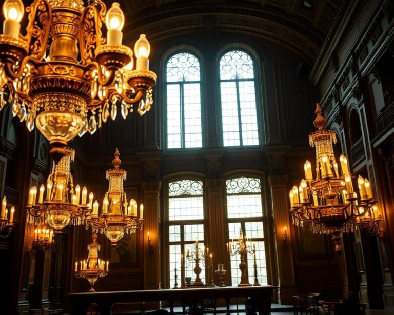 Was sind typische Leuchten im klassischen Interieur?