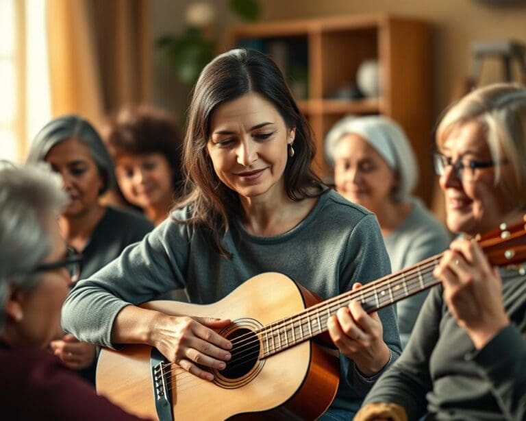 Was tut ein Musiktherapeut für seine Patienten?