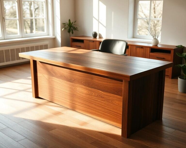 Welche Holzart macht deinen Bürotisch einzigartig?