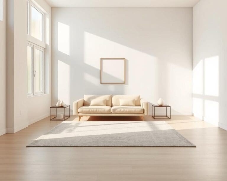 Wie gestaltest du ein minimalistisches Wohnzimmer?