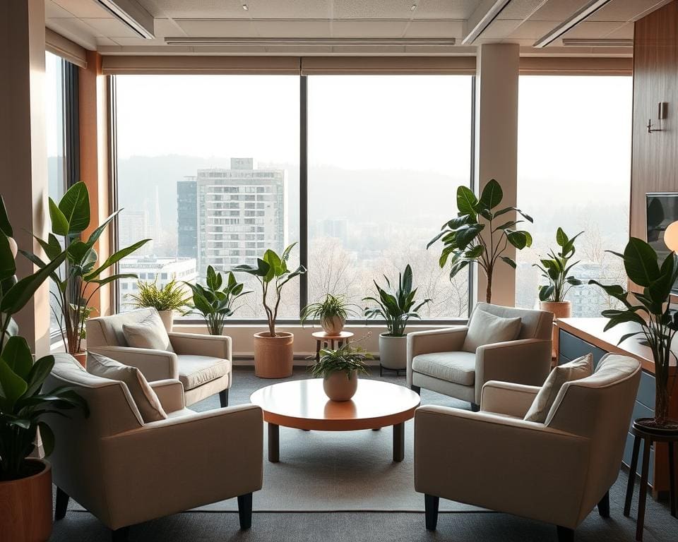 Wie schaffst du eine beruhigende Atmosphäre im Büro?