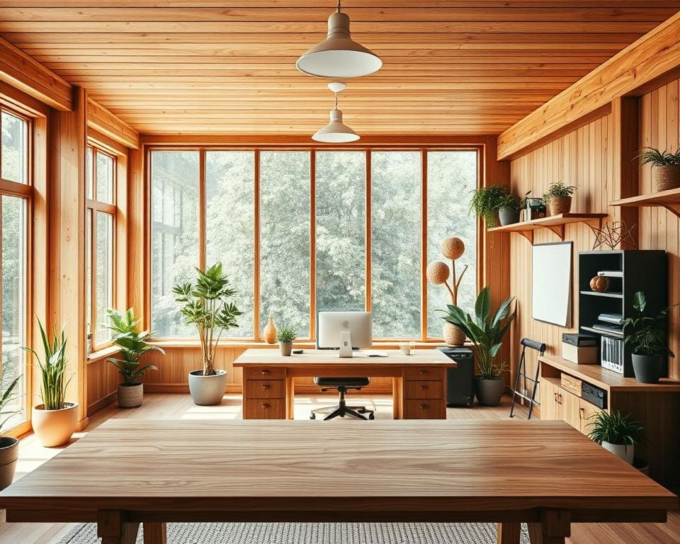 Wie sorgt Massivholz für ein besseres Arbeitsklima?