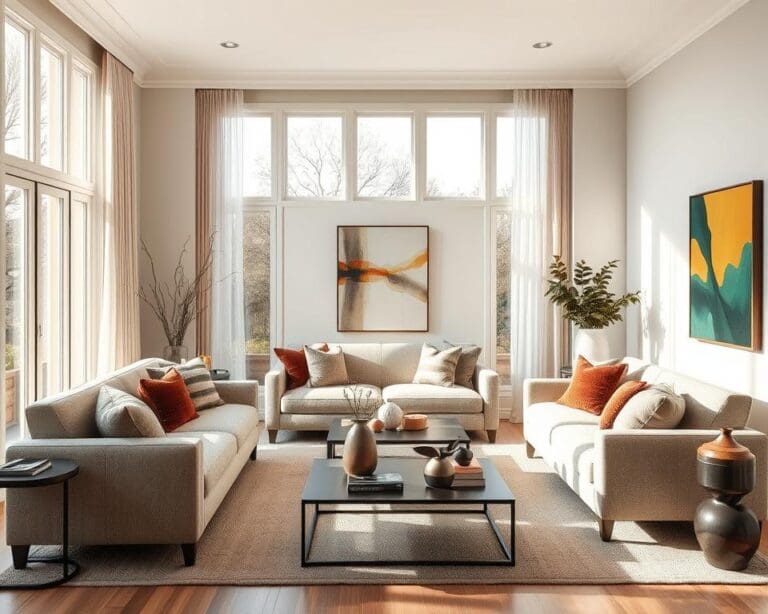 Wie verbindest du Farben harmonisch im Wohnzimmer?