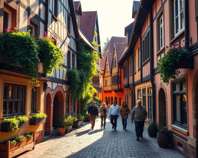 Wie wohnt es sich zwischen Fachwerkhäusern in Quedlinburg?