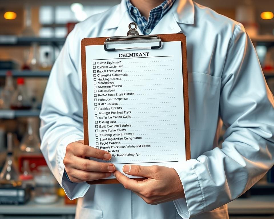 Chemikanten Aufgabenliste