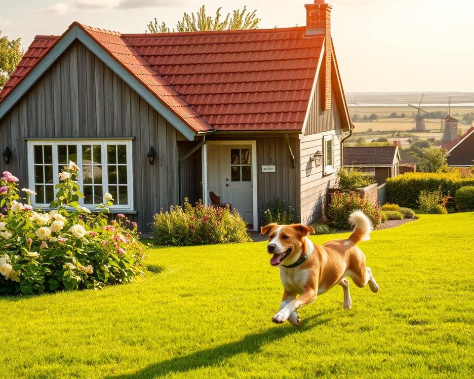 Ferienhaus mit Hund und Garten Holland