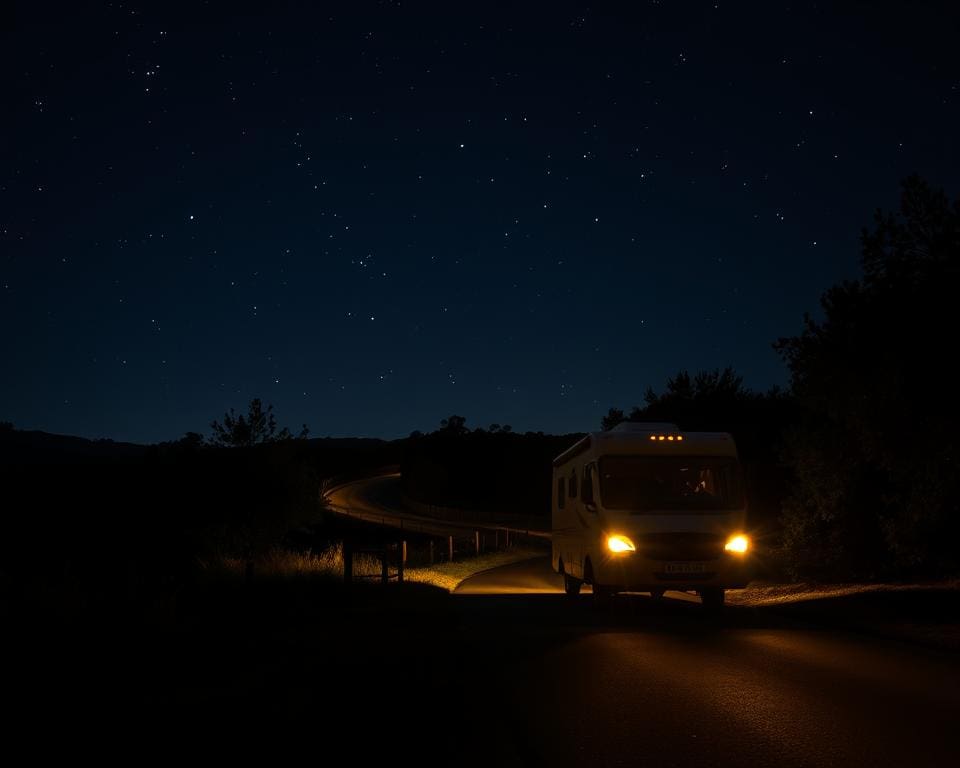 Routenplanung Nachtfahrten Wohnmobil