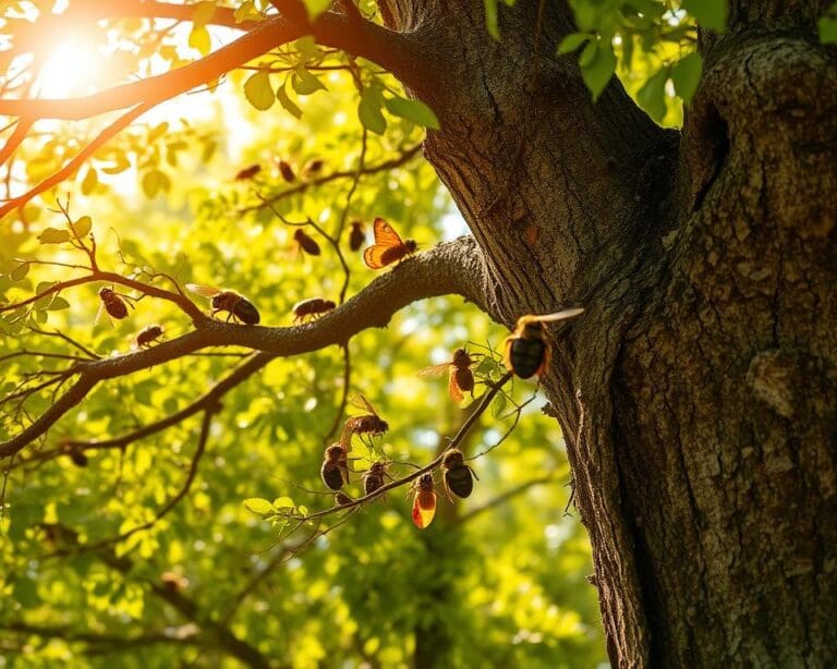 Welcher Baum zieht am meisten Insekten an?