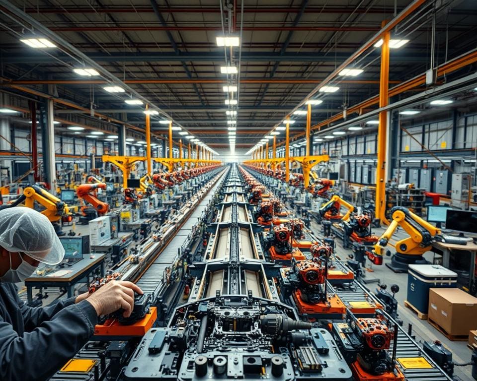 Wie funktioniert die Arbeit in der Großserienfertigung?