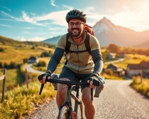 Wie reist man mit Zelt und Fahrrad durch Frankreich?