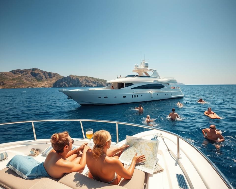 Aktivitäten Yachturlaub