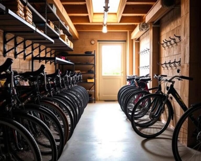 Was bietet der Fahrradkeller der Anlage?