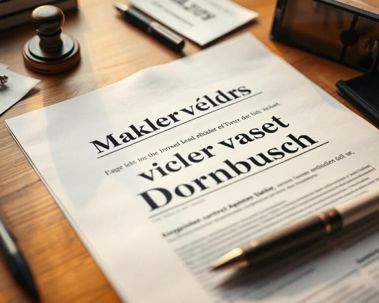 Wie läuft ein Maklervertrag bei Dornbusch ab?