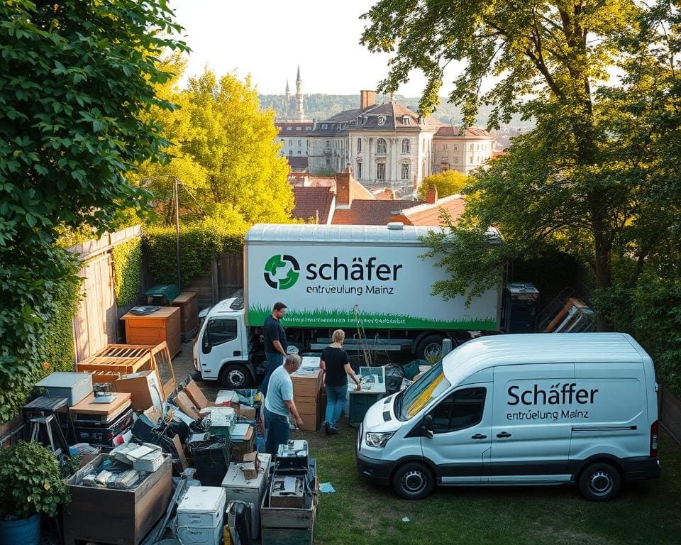 Wie nachhaltig ist Schäfer Entrümpelung Mainz?