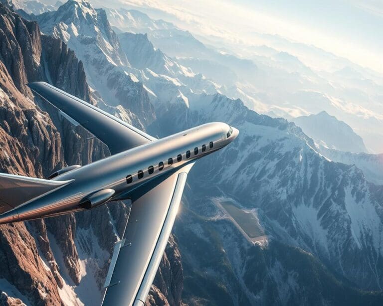 Wie reist man mit Privatflugzeug ins Gebirge?