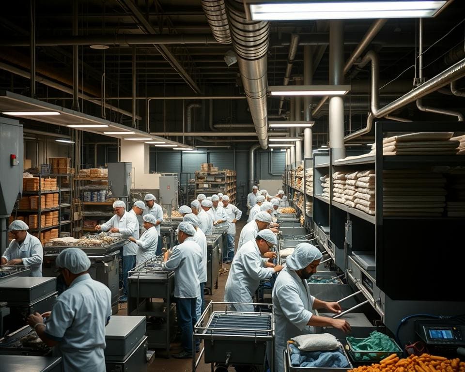 Arbeitsbedingungen in der Lebensmittelindustrie