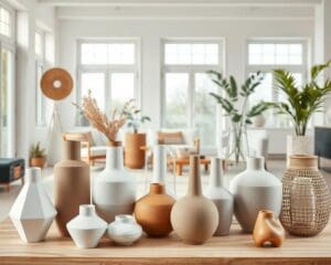 Design-Vasen und stilvolle Wohnaccessoires