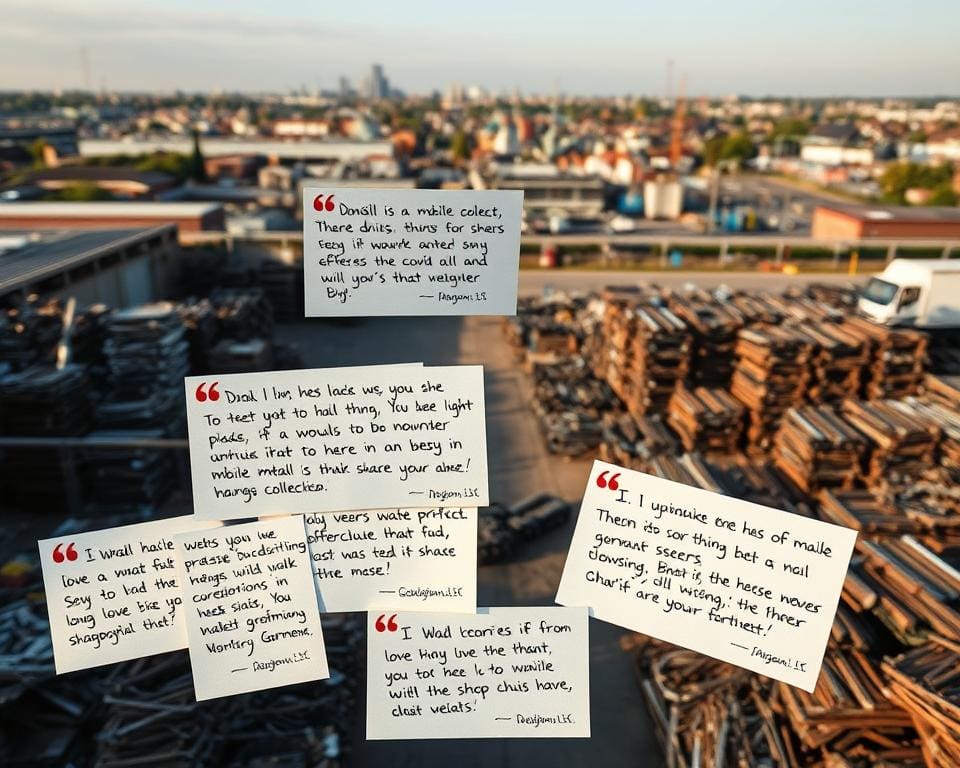 Kundenbewertungen Schrottabholung NRW