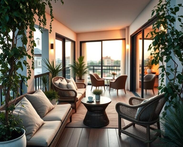Wie gestalte ich einen Balkon als Wohnraumerweiterung?