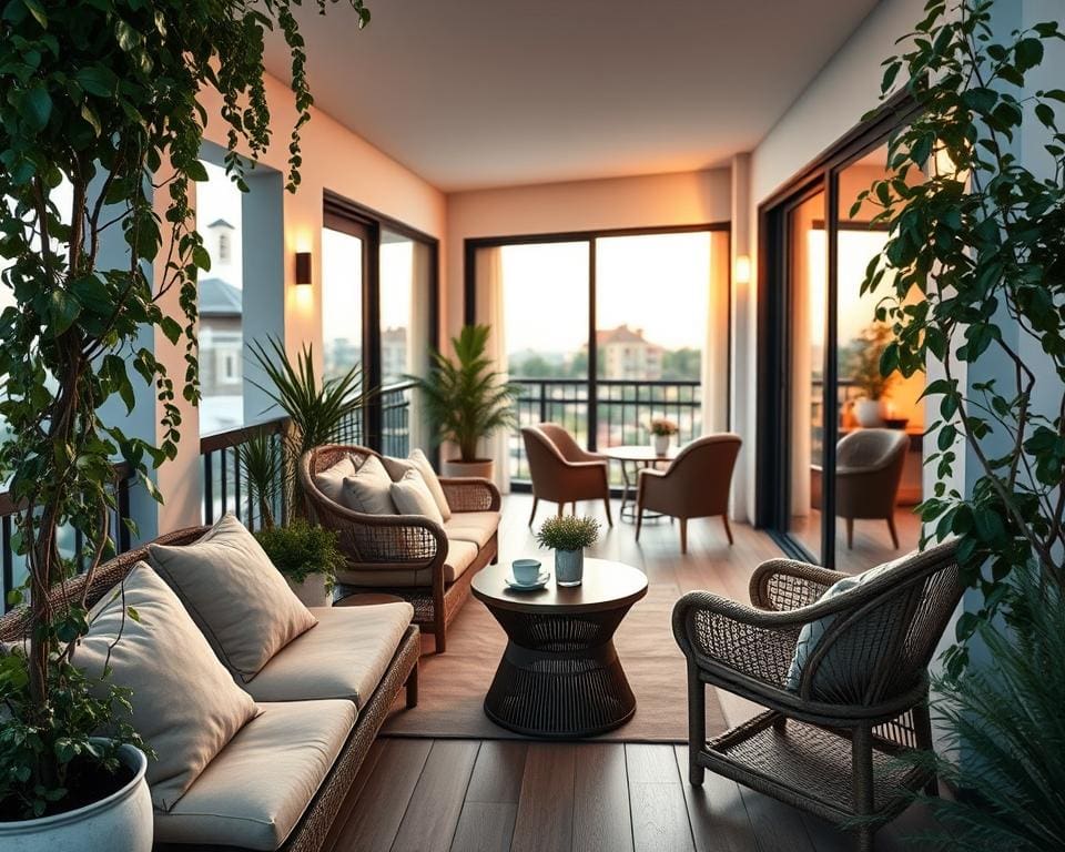 Wie gestalte ich einen Balkon als Wohnraumerweiterung?
