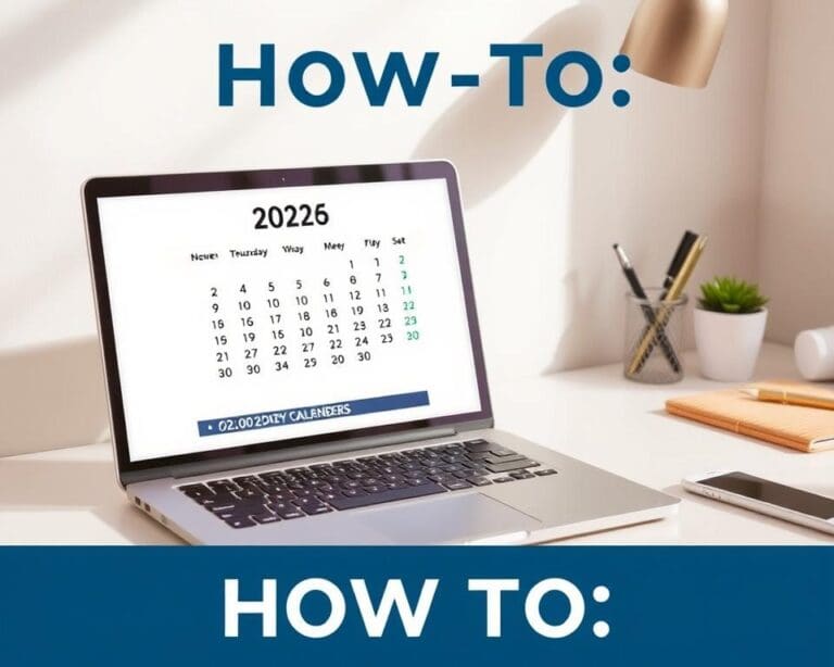 Wie drucke ich den Kalender 2026 als PDF?