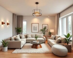 Wie gestaltest du dein Wohnzimmer modern und gemuetlich?