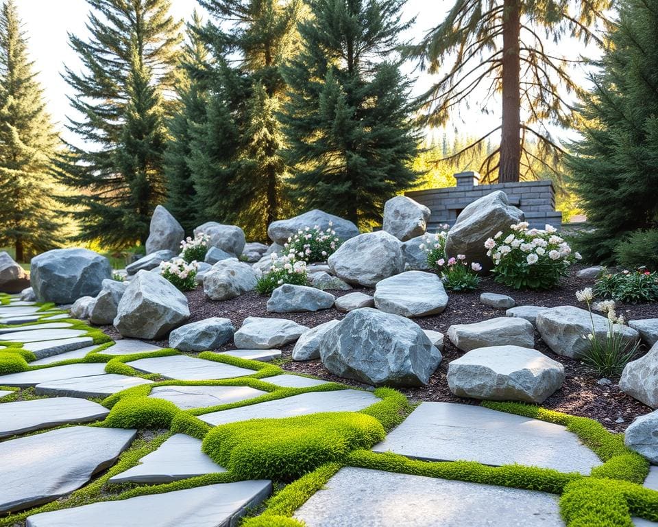Steinarten für ästhetische Außenbereiche