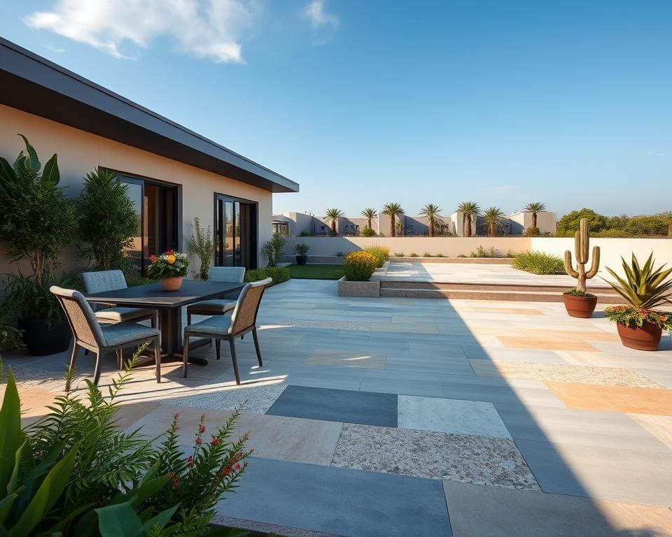 Terrassenplatten stilvoll und stabil verlegen