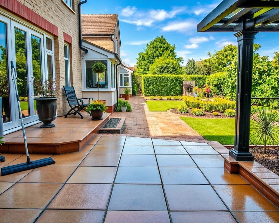 Professionelle Terrassenreinigung in Berlin für Außenbereiche