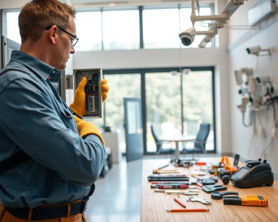 Was bietet ein Elektriker für Gebäudesicherheit?