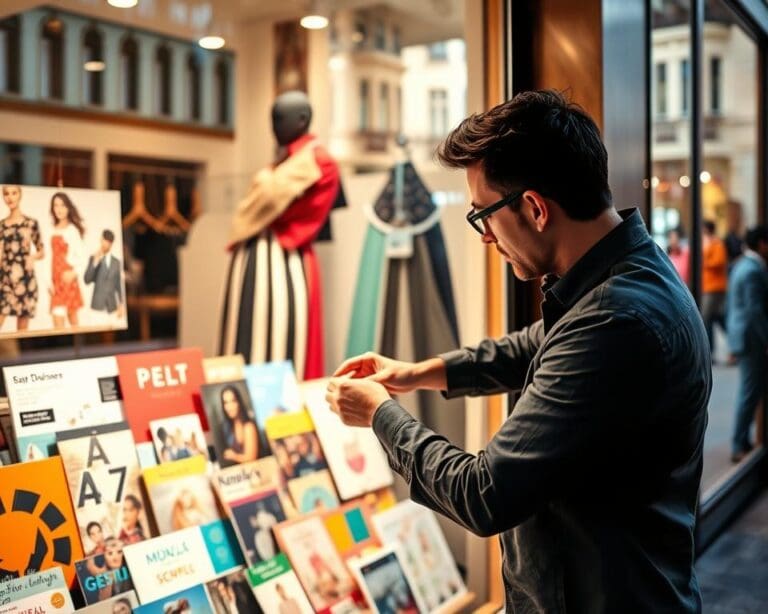 Was macht ein Grafikdesigner für Schaufenster?