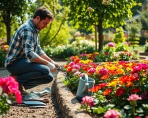 Wie arbeitet ein Gartenbauer bei Pflegeauftraegen?