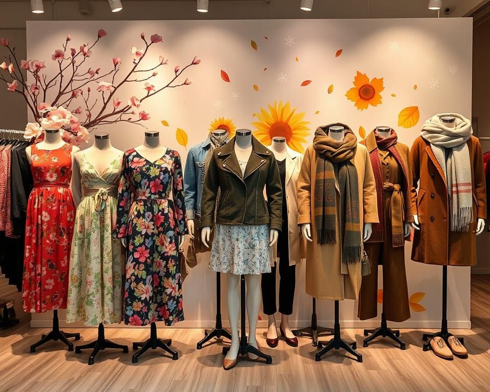 Wie stylt man Mode für verschiedene Jahreszeiten?