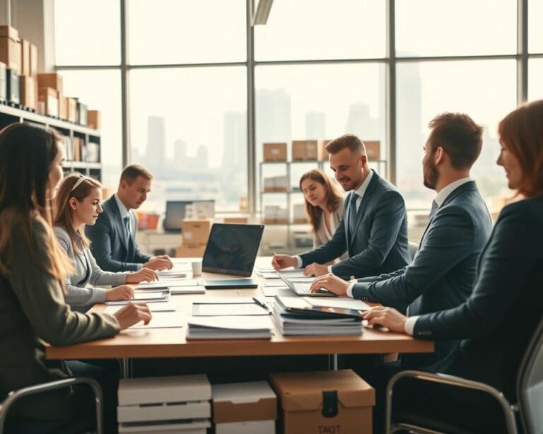 Wie unterstuetzt ein Grosshandelslieferant Firmen?