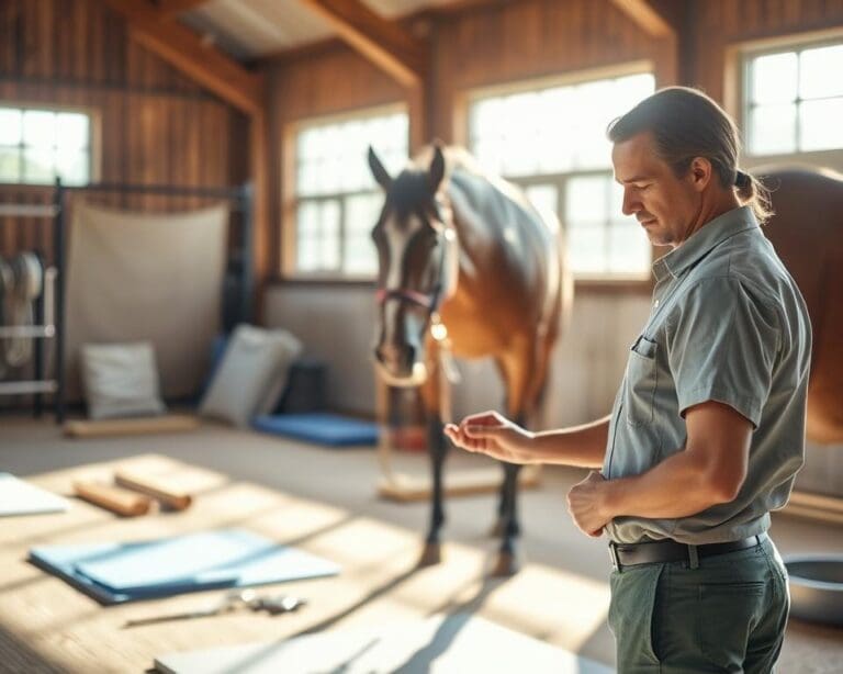 Was macht ein Reha Spezialist für Pferde?