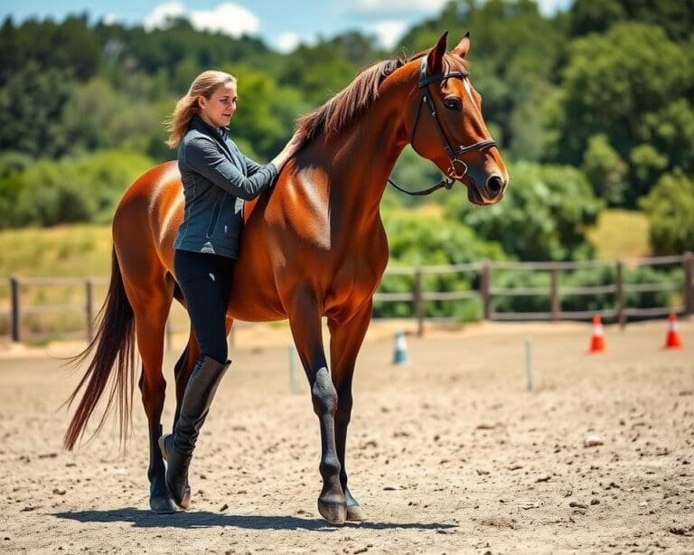 Wie arbeitet ein Pferdetrainer im Grundlagentraining?